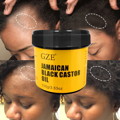 Huile de Ricin Noire Jamaicaine – Pousse & Cuir Chevelu