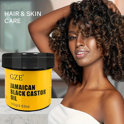 Huile de Ricin Noire Jamaicaine – Pousse & Cuir Chevelu