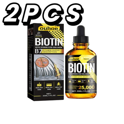 Huile Biotine & Collagene – Fortifiant Cuir Chevelu
