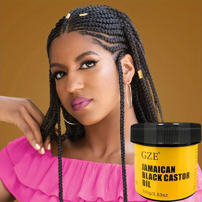 Huile de Ricin Noire Jamaicaine – Pousse & Cuir Chevelu