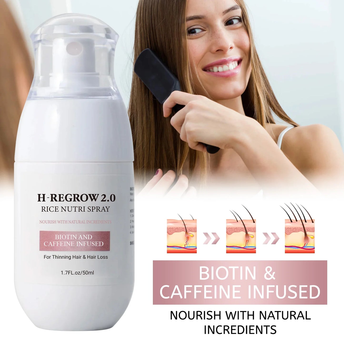 Eau de Riz Fermentee – Croissance & Brillance